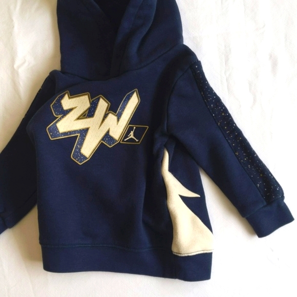 air jordan zion williamson graphic pullover hoodie sweatshirt 12 months baby - Picture 6 of 10